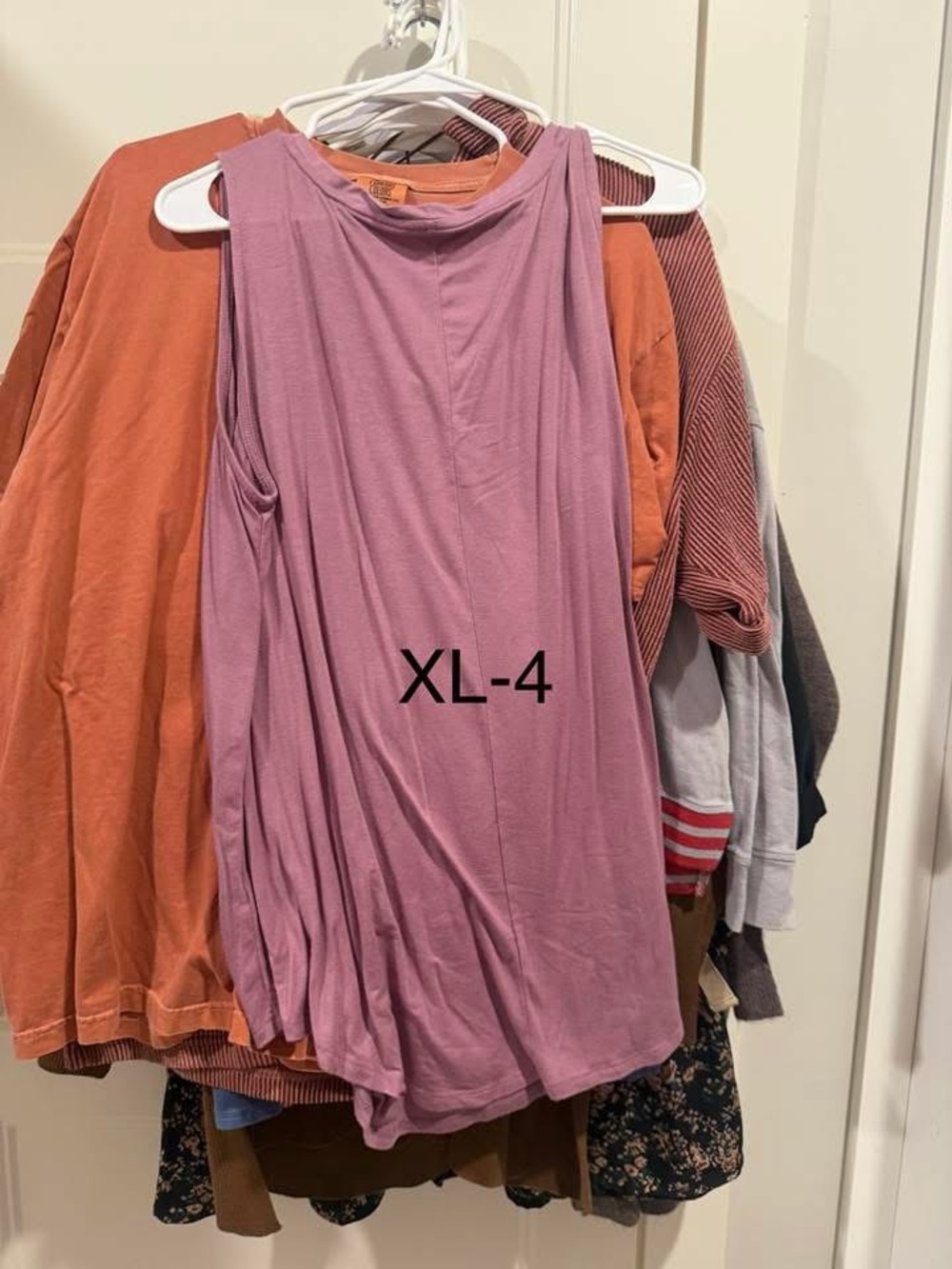 Relaxed Mauve Pink Sleeveless Tank Top